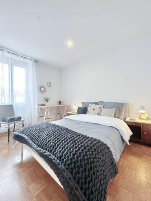 1 Appartement 3P Ideal Famille Travail Renove Lumineux Parking Gratuit 뮐루즈 외부 사진
